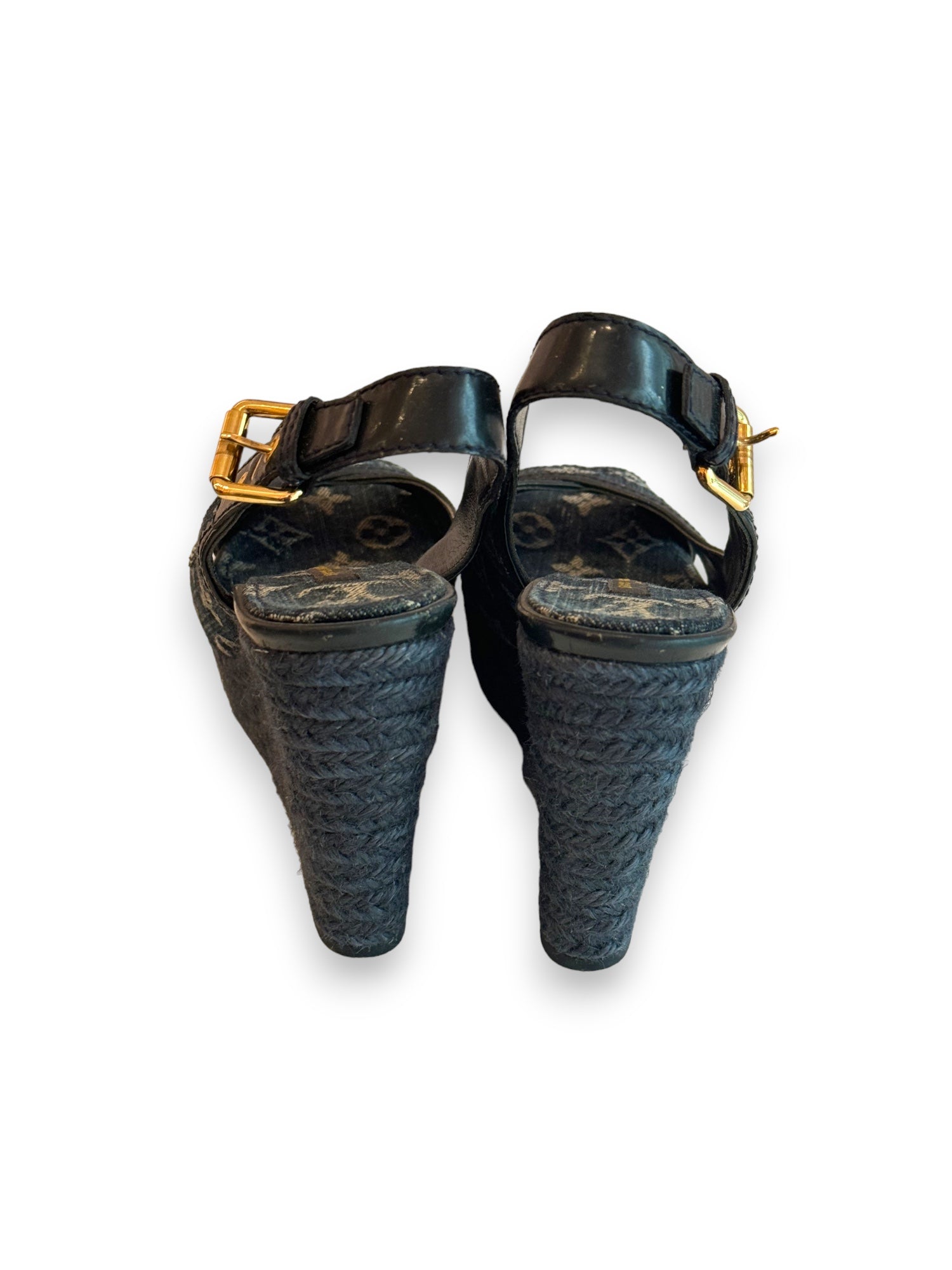 Denim wedge