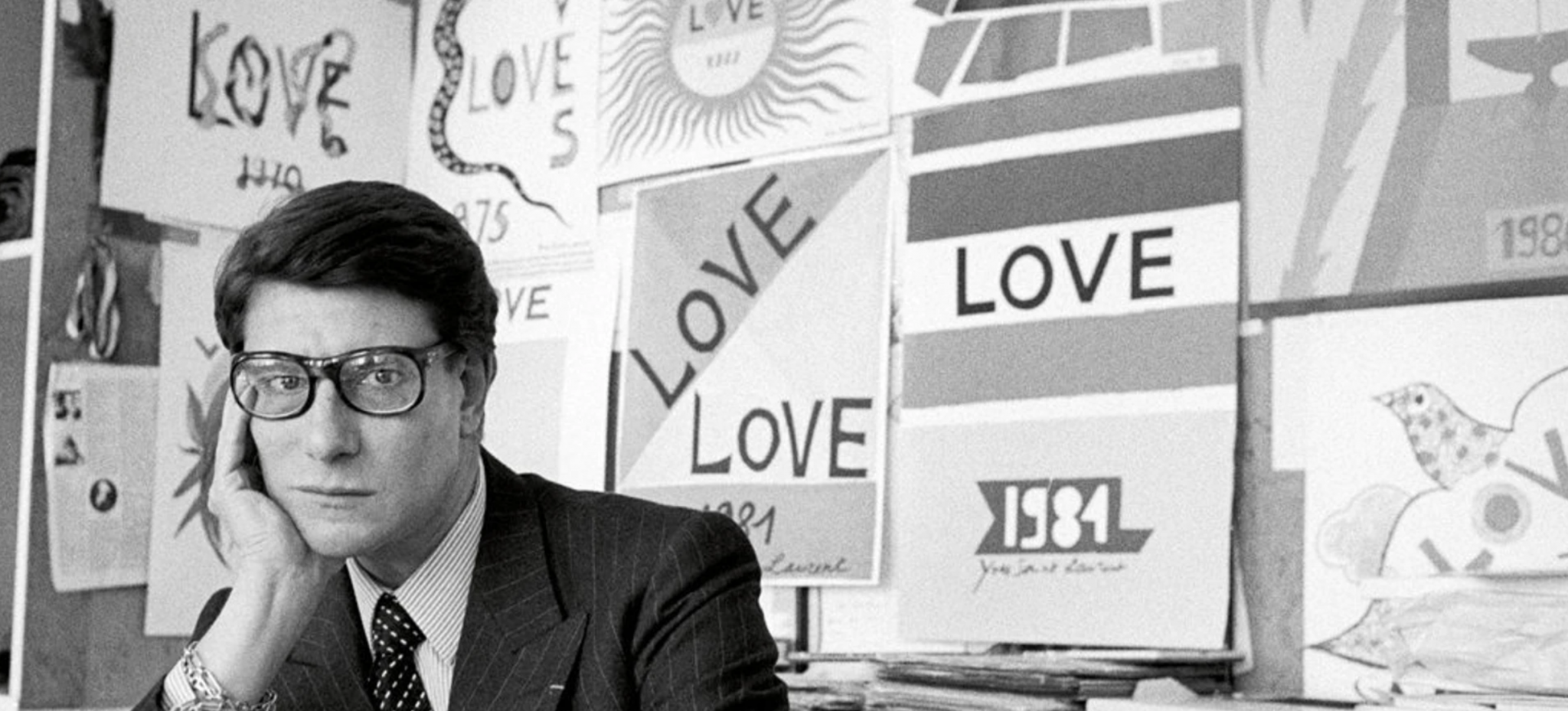 38 Years of Yves Saint Laurent Love Posters