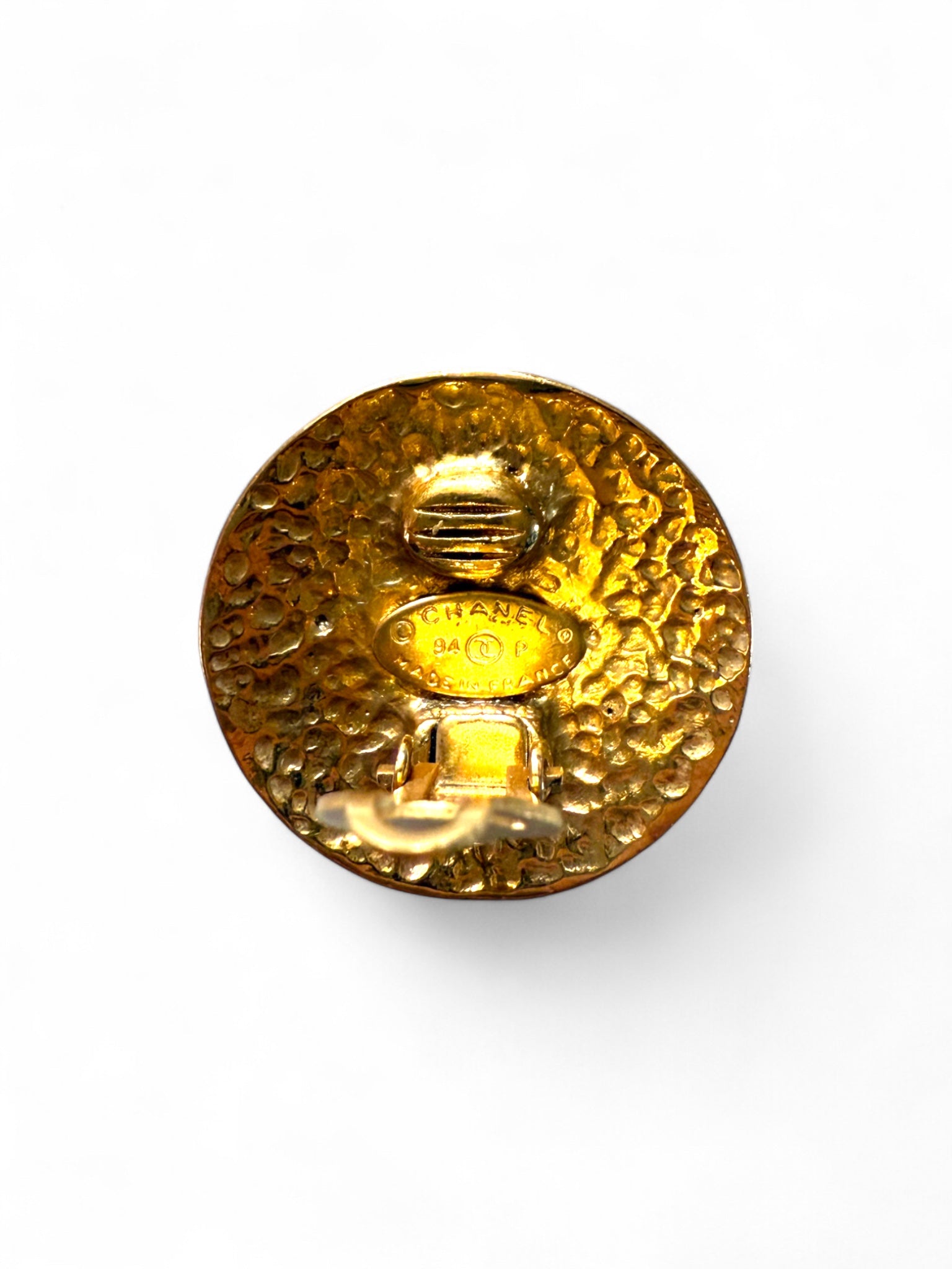 Vintage CC clip earring