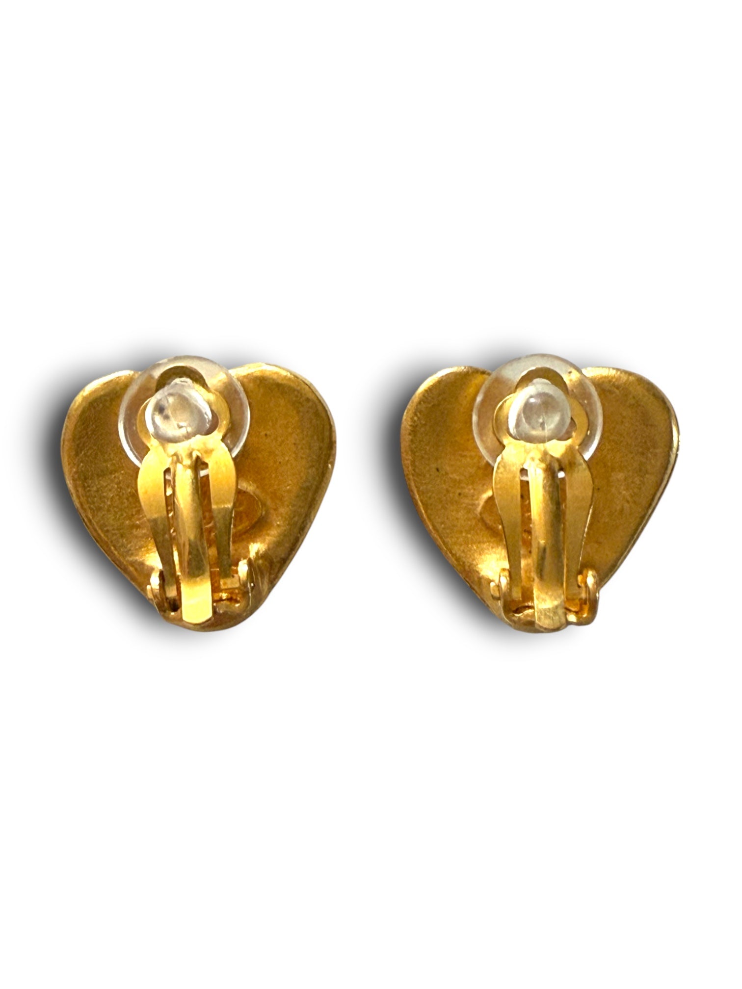 Vintage Heart clip earring