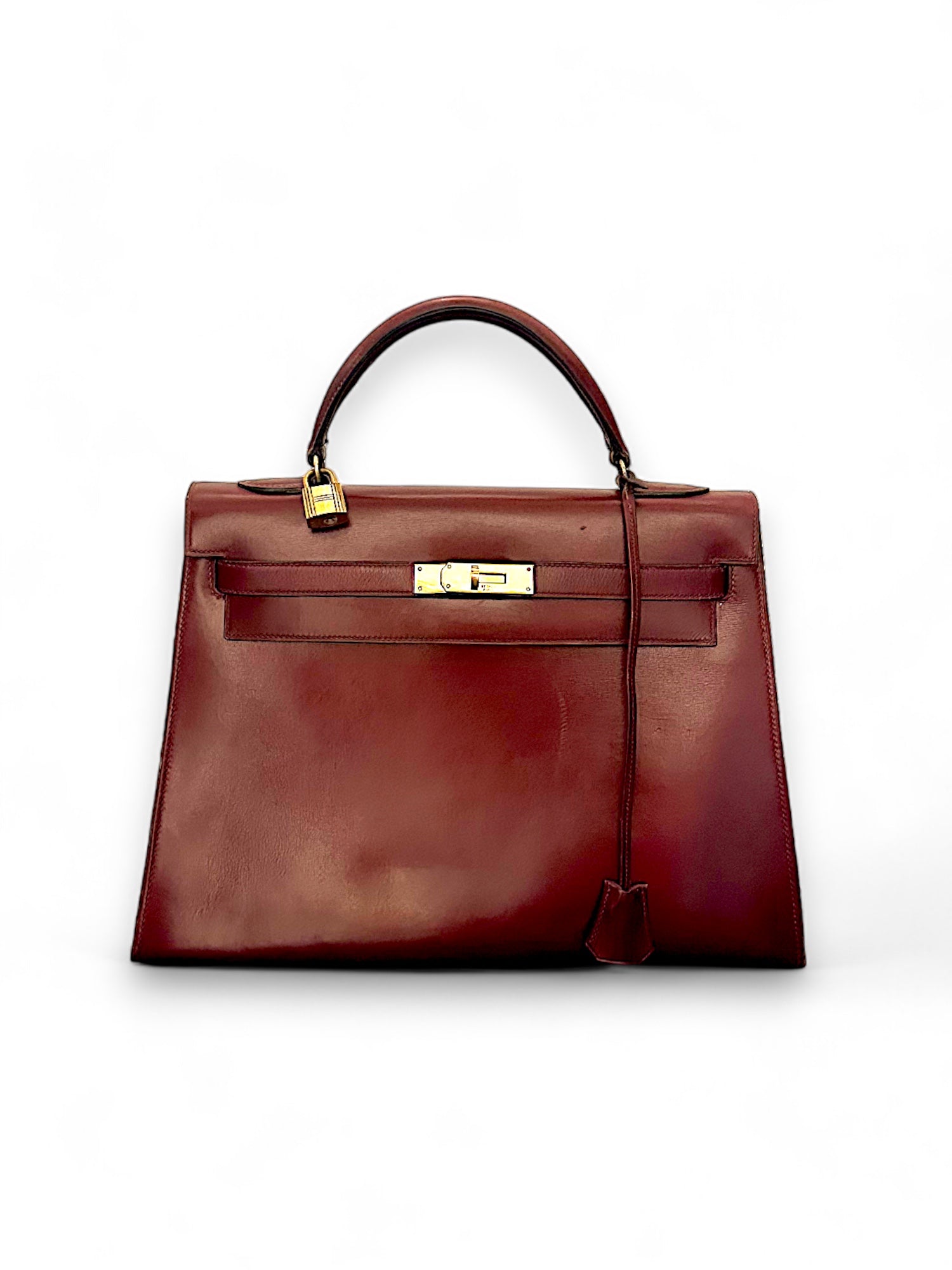 Stunning Kelly in bordeaux box leather