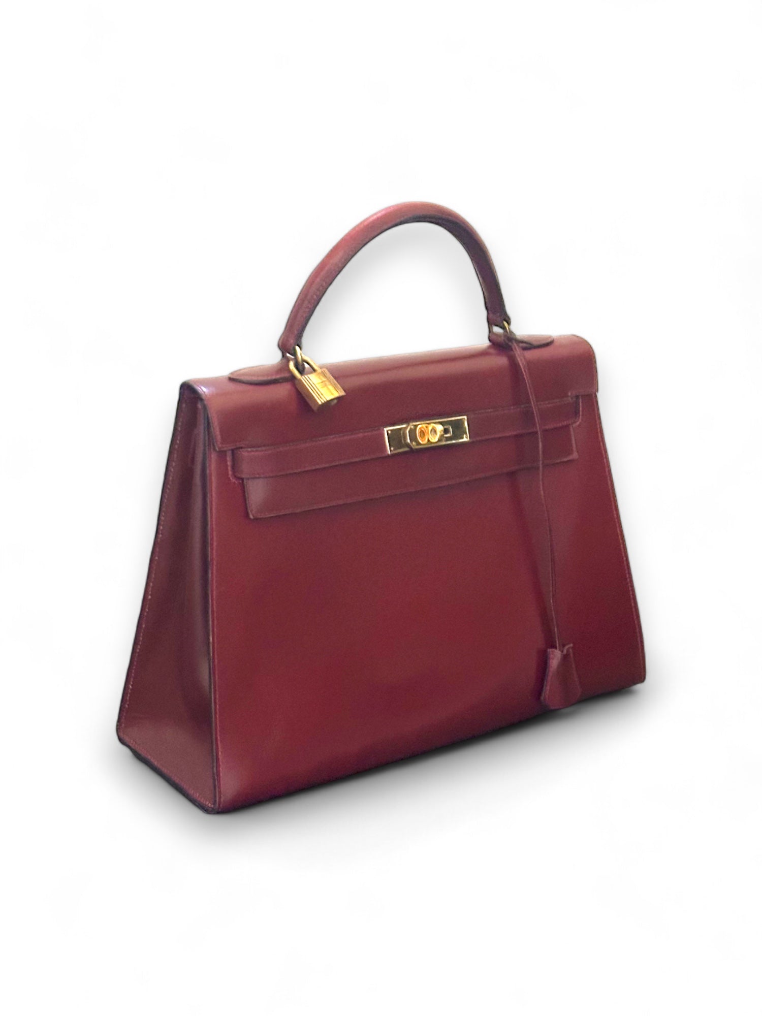 Stunning Kelly in bordeaux box leather
