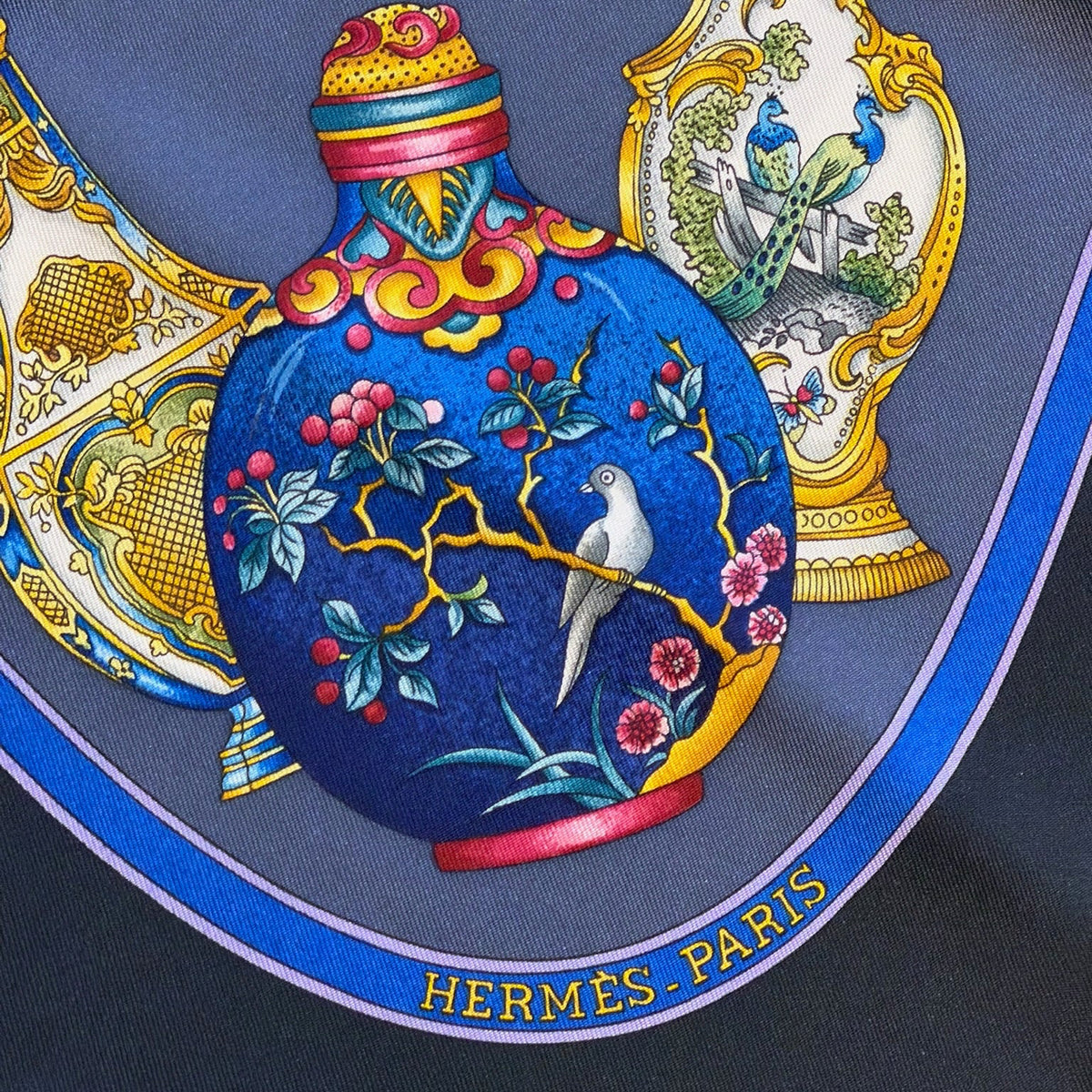 Hermès “Qu’importe le flacon” Silk Scarf