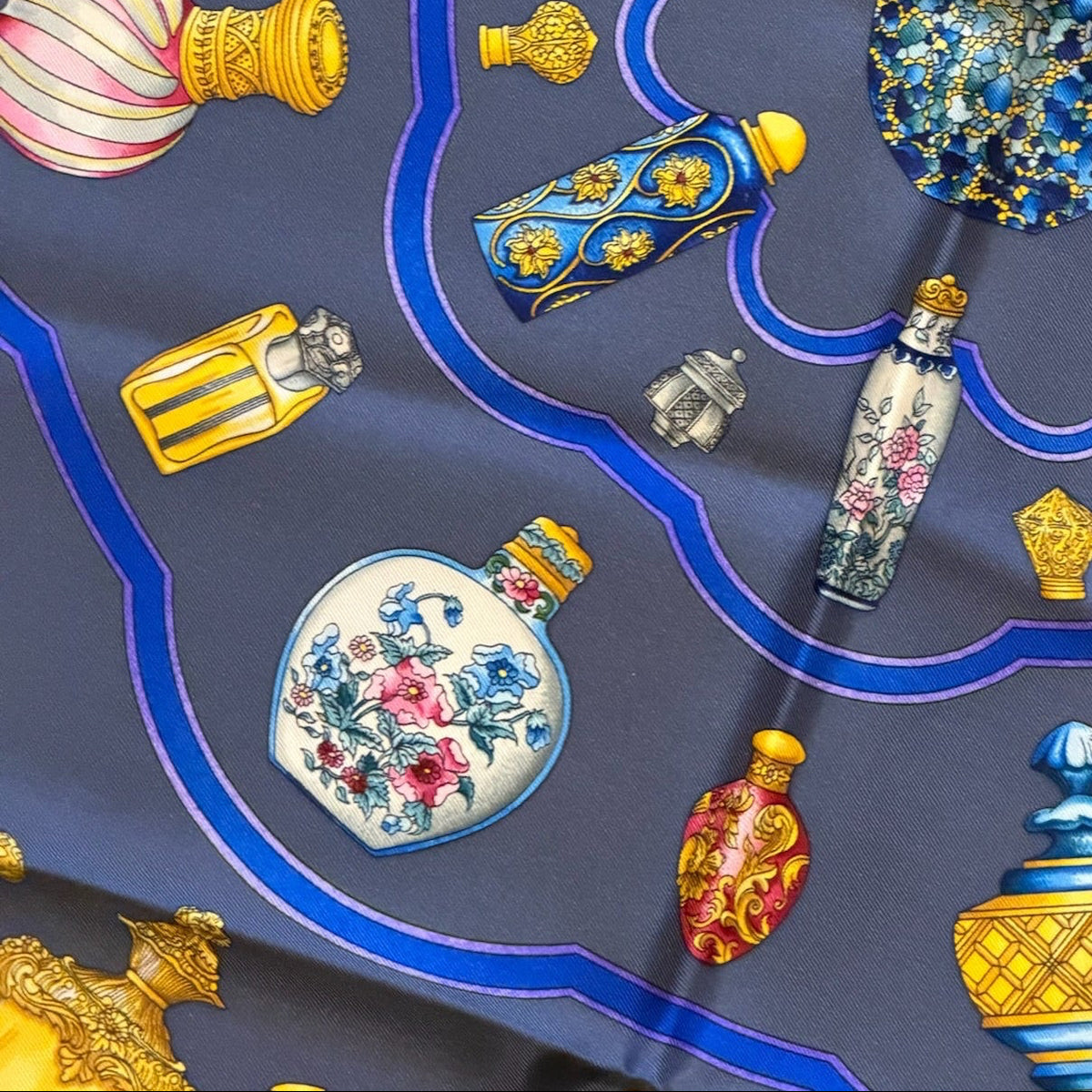 Hermès “Qu’importe le flacon” Silk Scarf