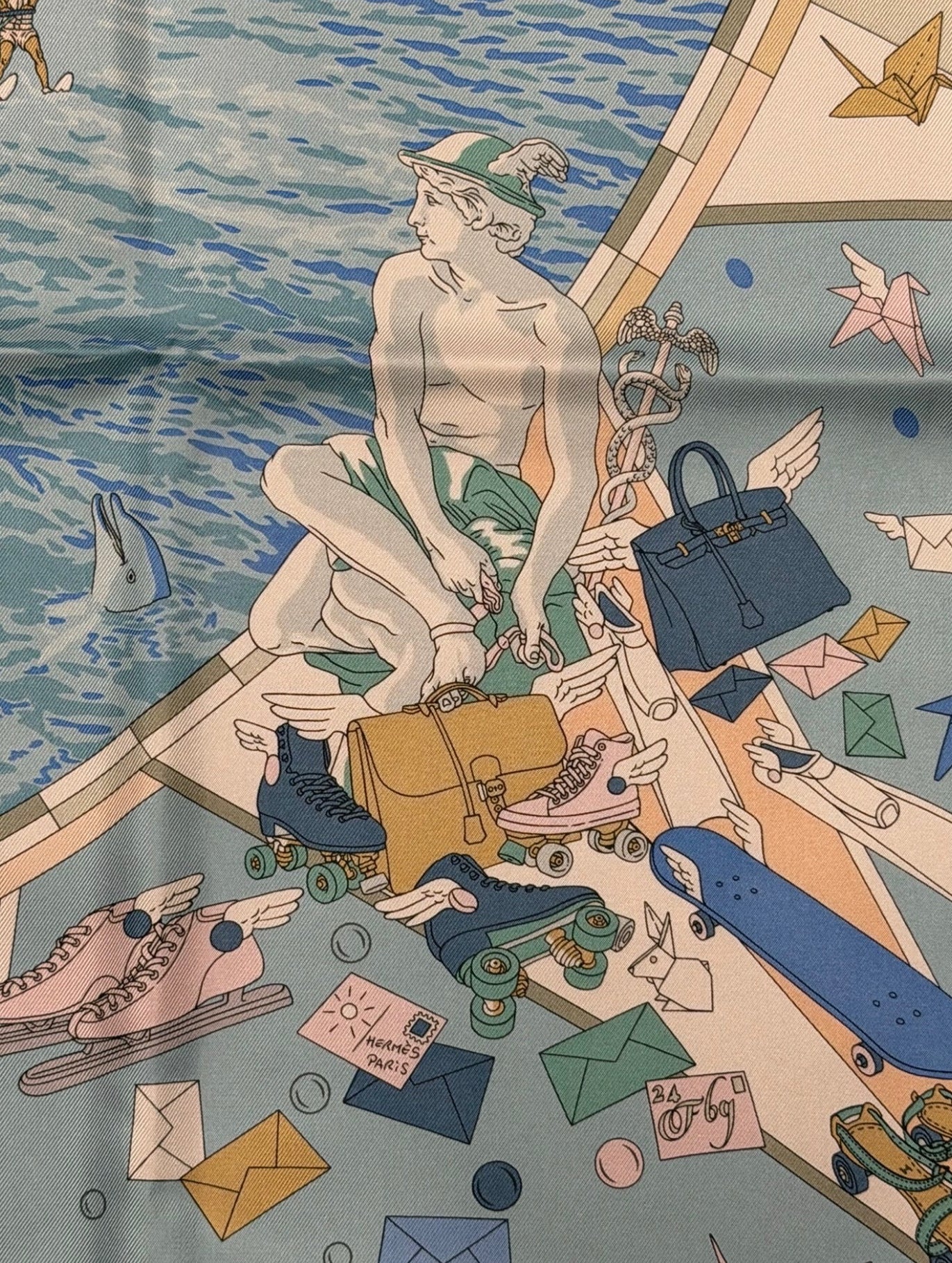 Hermès Paris Silk Carré 90 "Hermès Flagship"