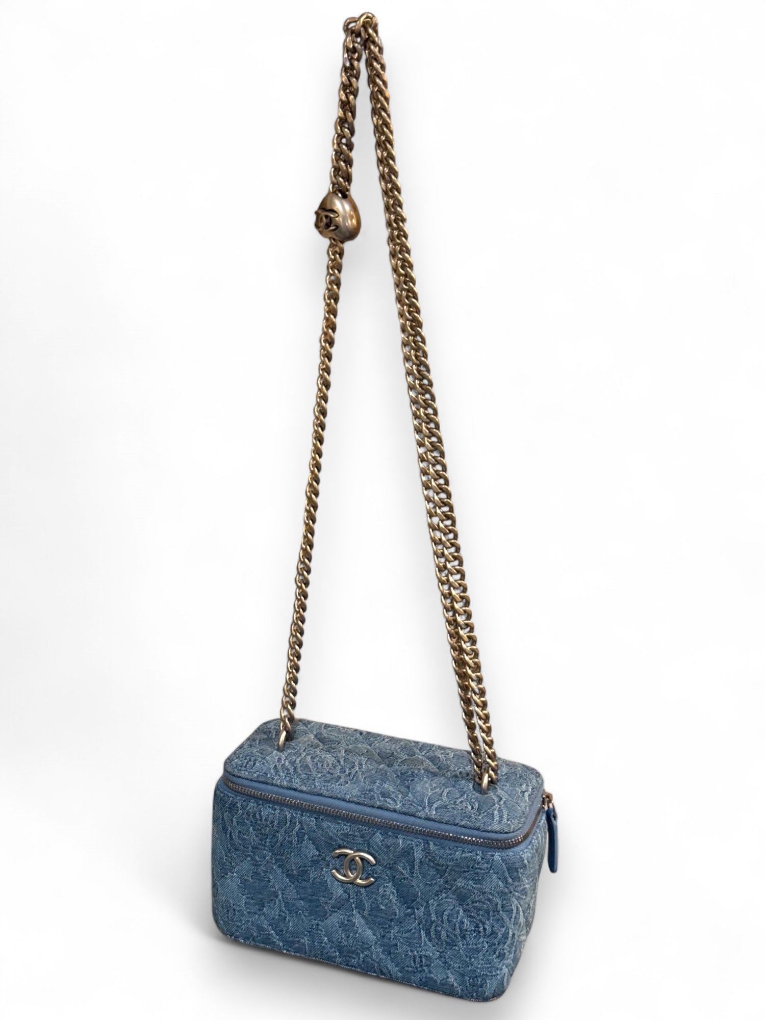 Denim Vanity Bag