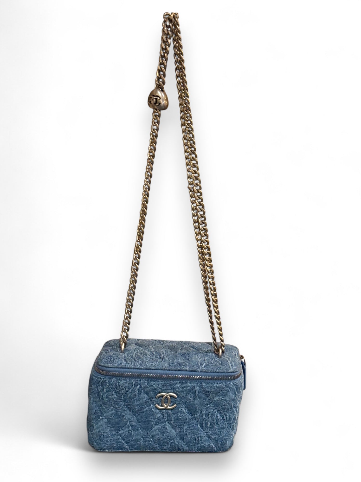 Denim Vanity Bag