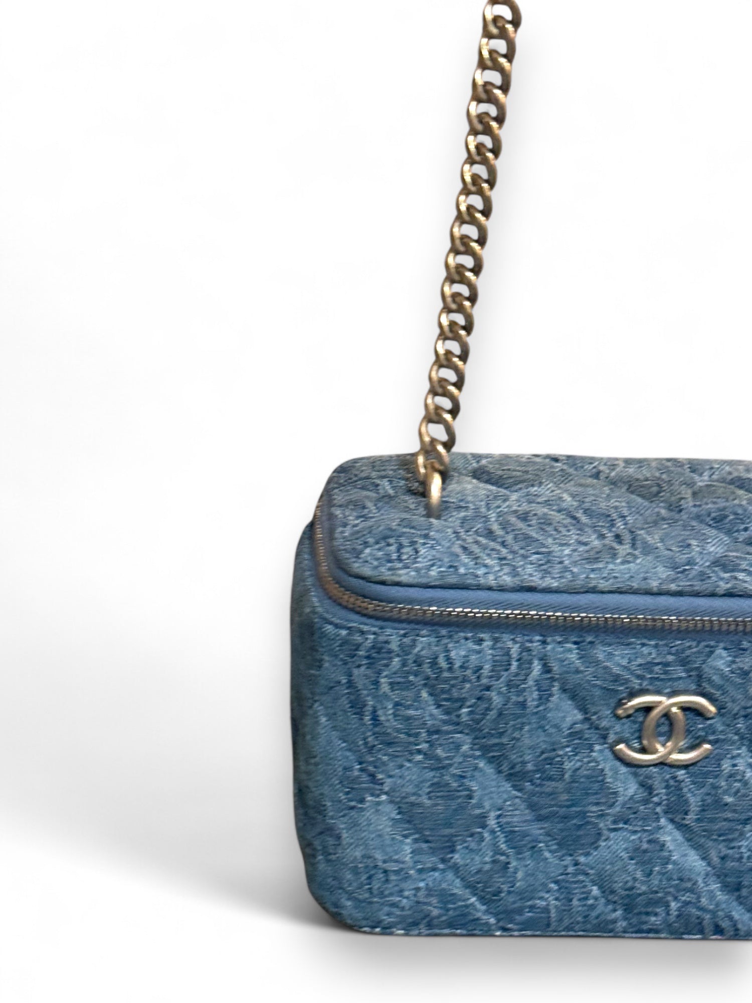 Denim Vanity Bag