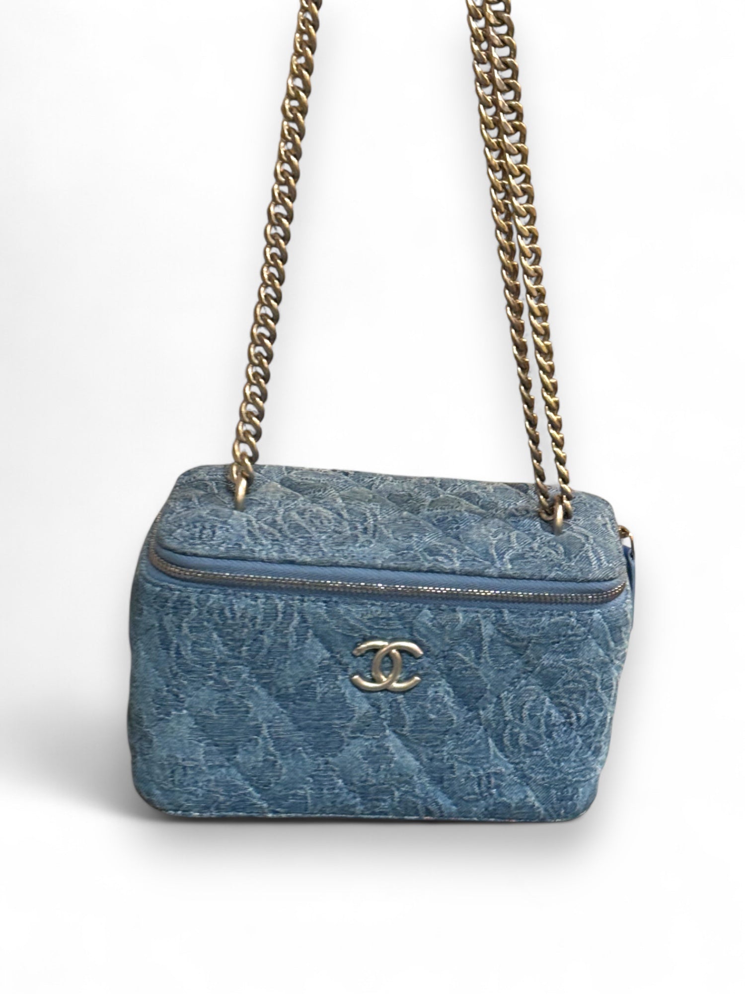 Denim Vanity Bag