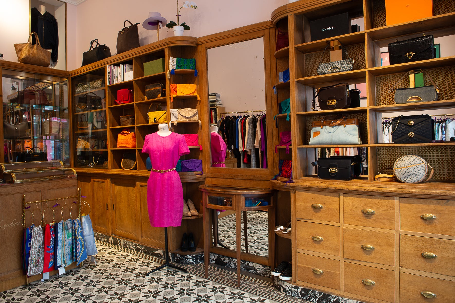 Mademoiselle Josephine luxury vintage store Paris
