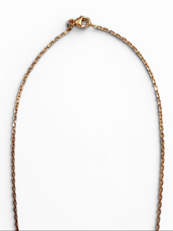Hermès Mini Pop H Blue Enamel Gold-Tone Pendant Necklace