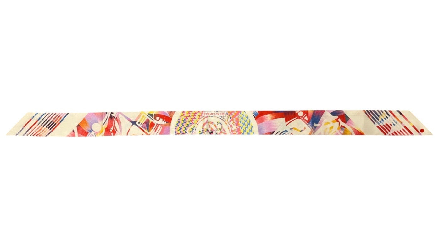 Hermès Paris Silk Twilly "Twist Ex-Libris"