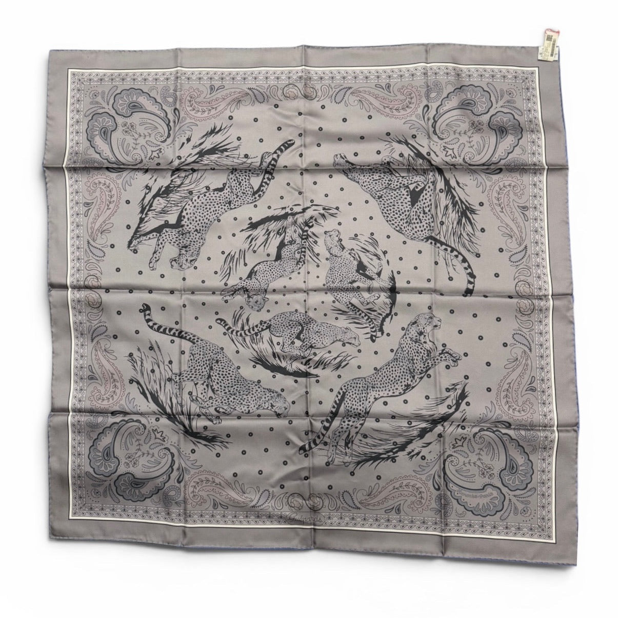 Hermès Paris Silk Carré 90 "Guépards"