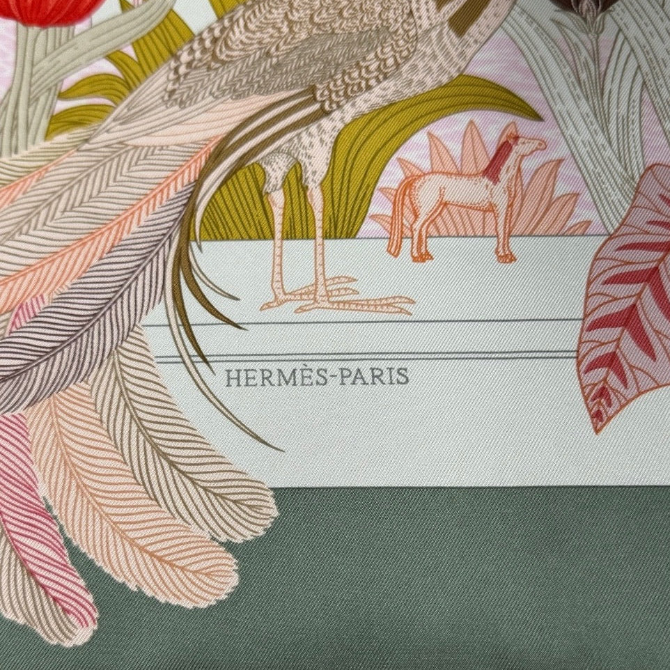 Hermès Paris Silk Carré 90 "Precious Paradise"