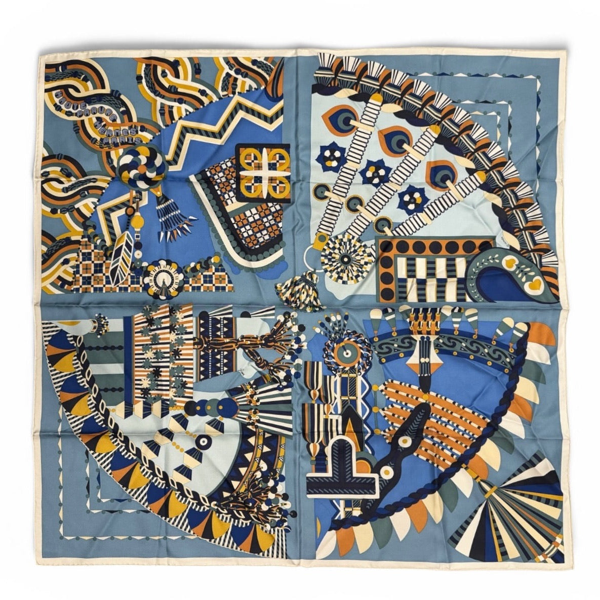 Hermès Paris Silk Carré 90 "Haute Parure"
