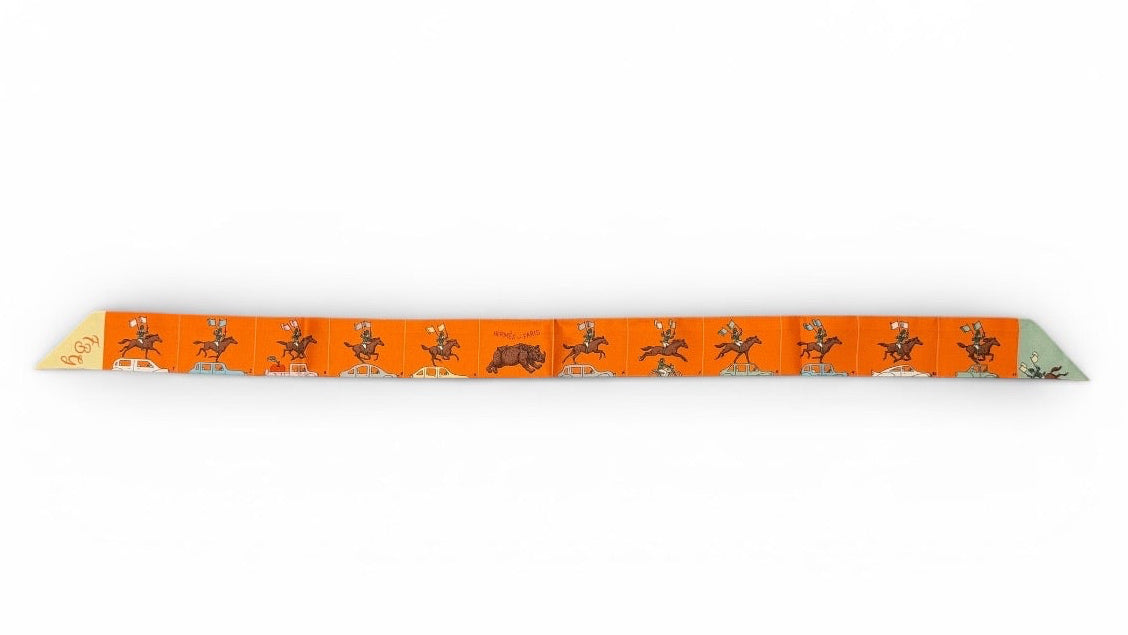 Hermès Paris Silk Twilly "Hermès Parade"
