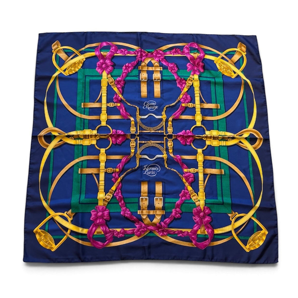 Hermès “Grand Manège” Silk Scarf