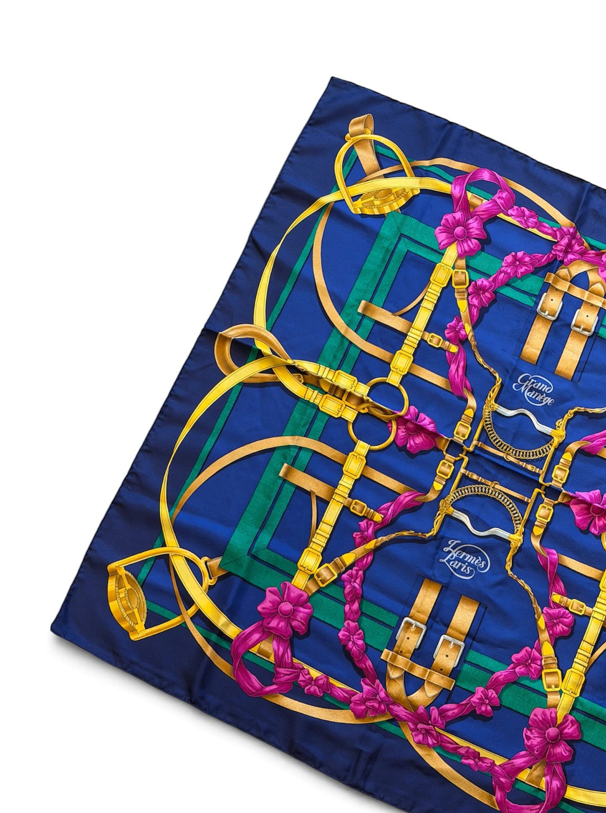 Hermès “Grand Manège” Silk Scarf