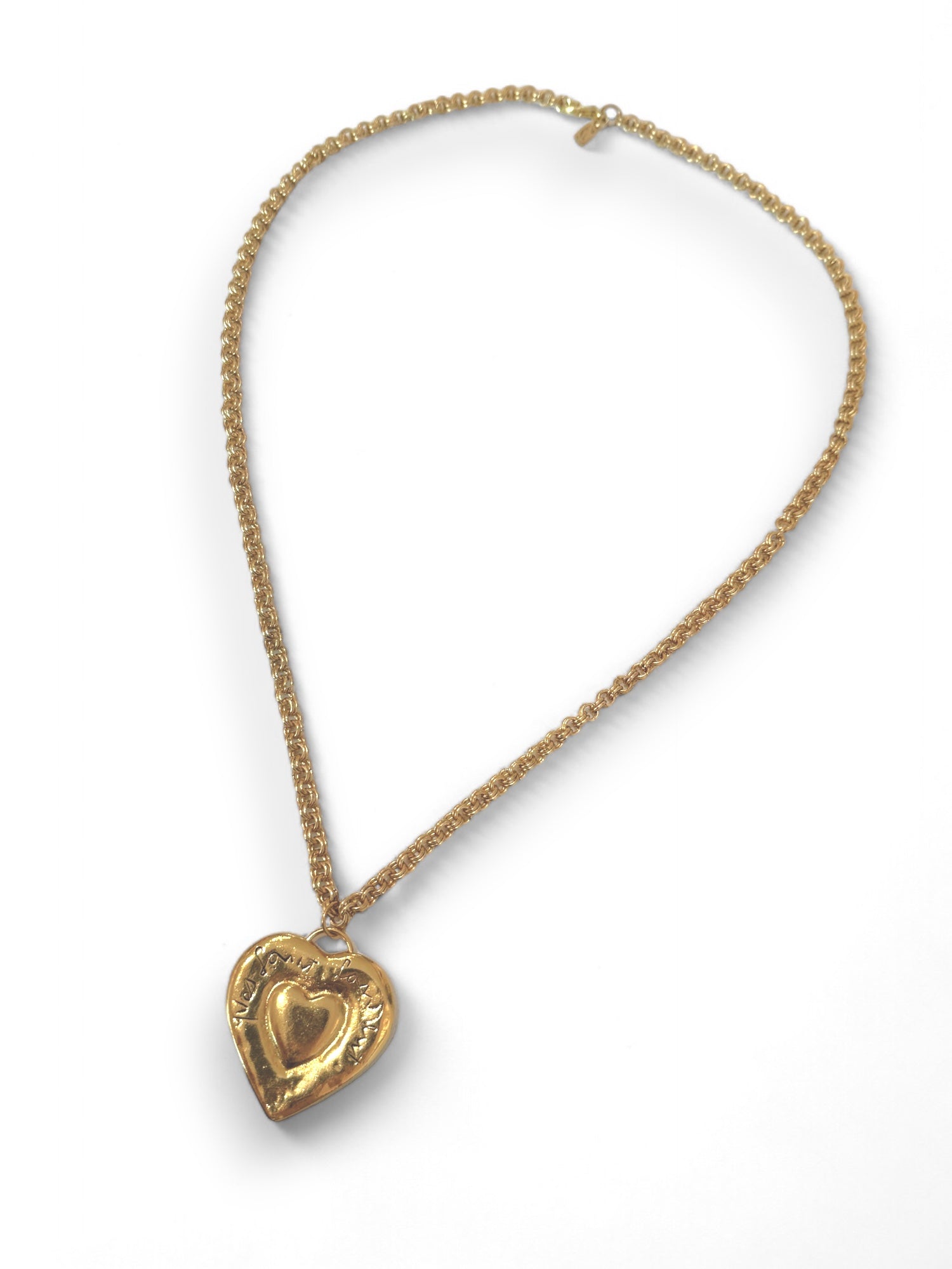 Collier coeur vintage