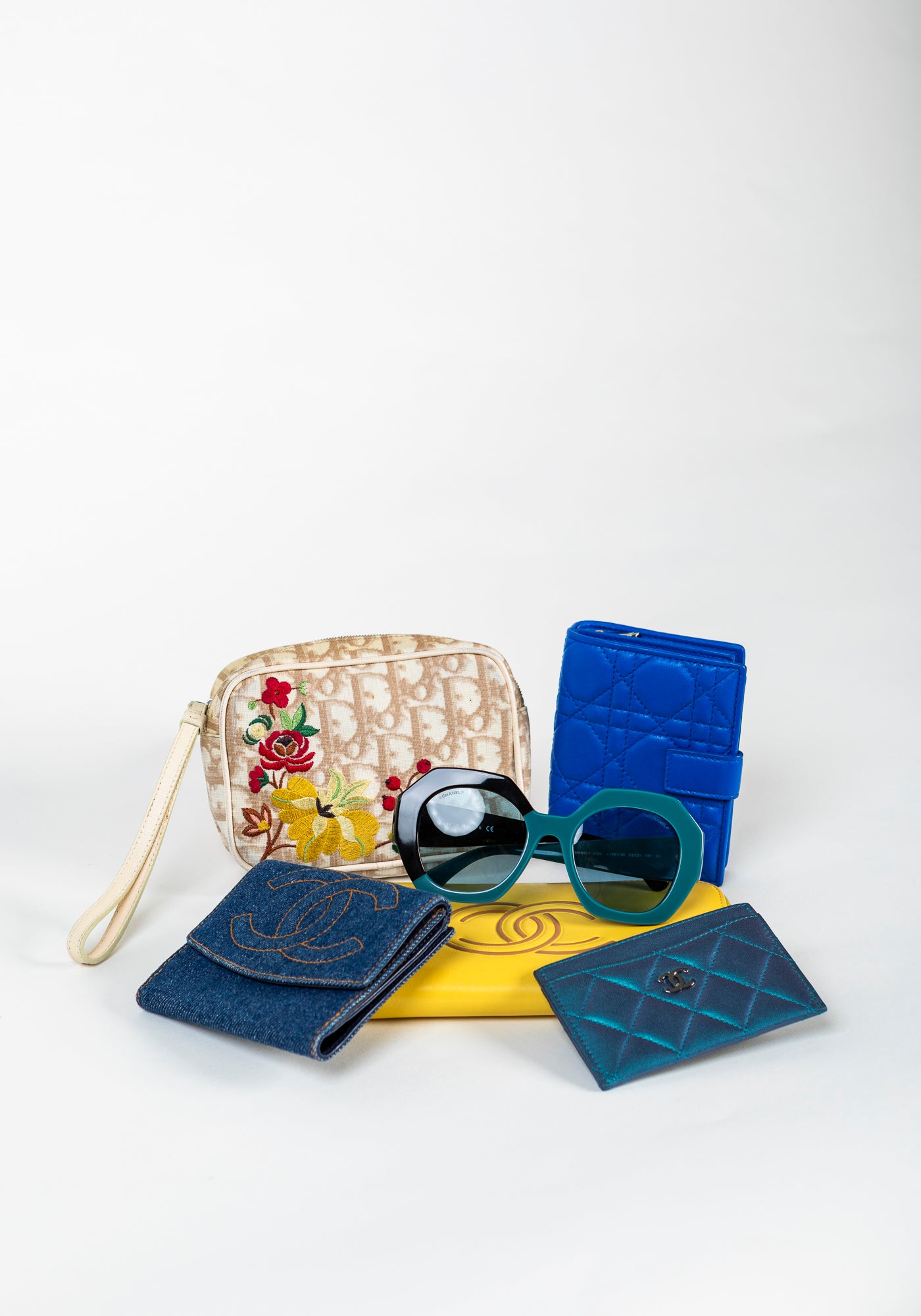 Mademoiselle Josephine luxury vintage accessories sunglasses wallets pouches scarves belts