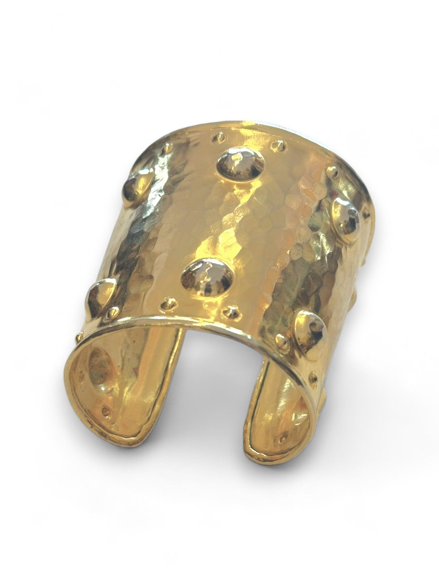 Vintage hammered cuff