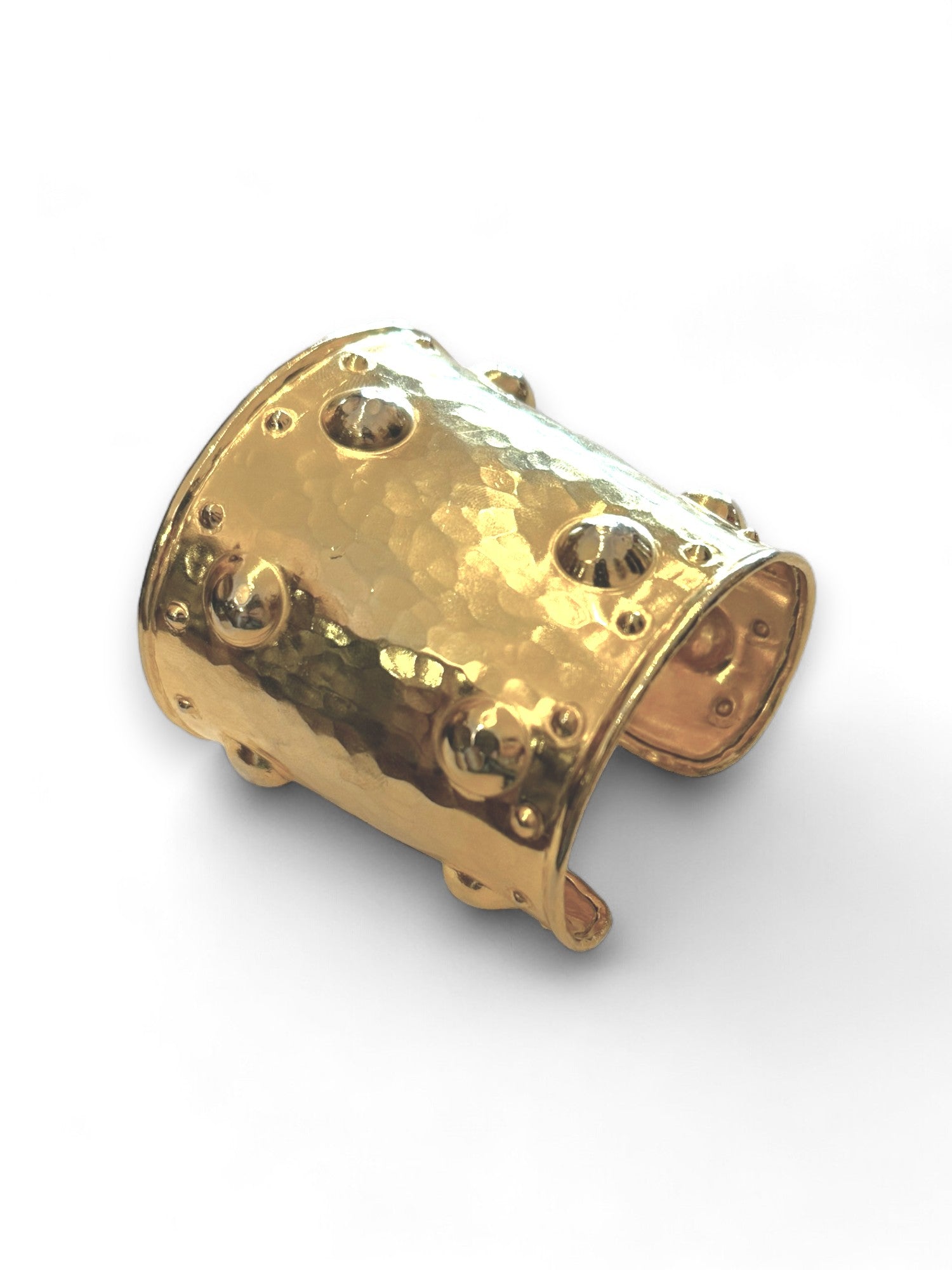 Vintage hammered cuff