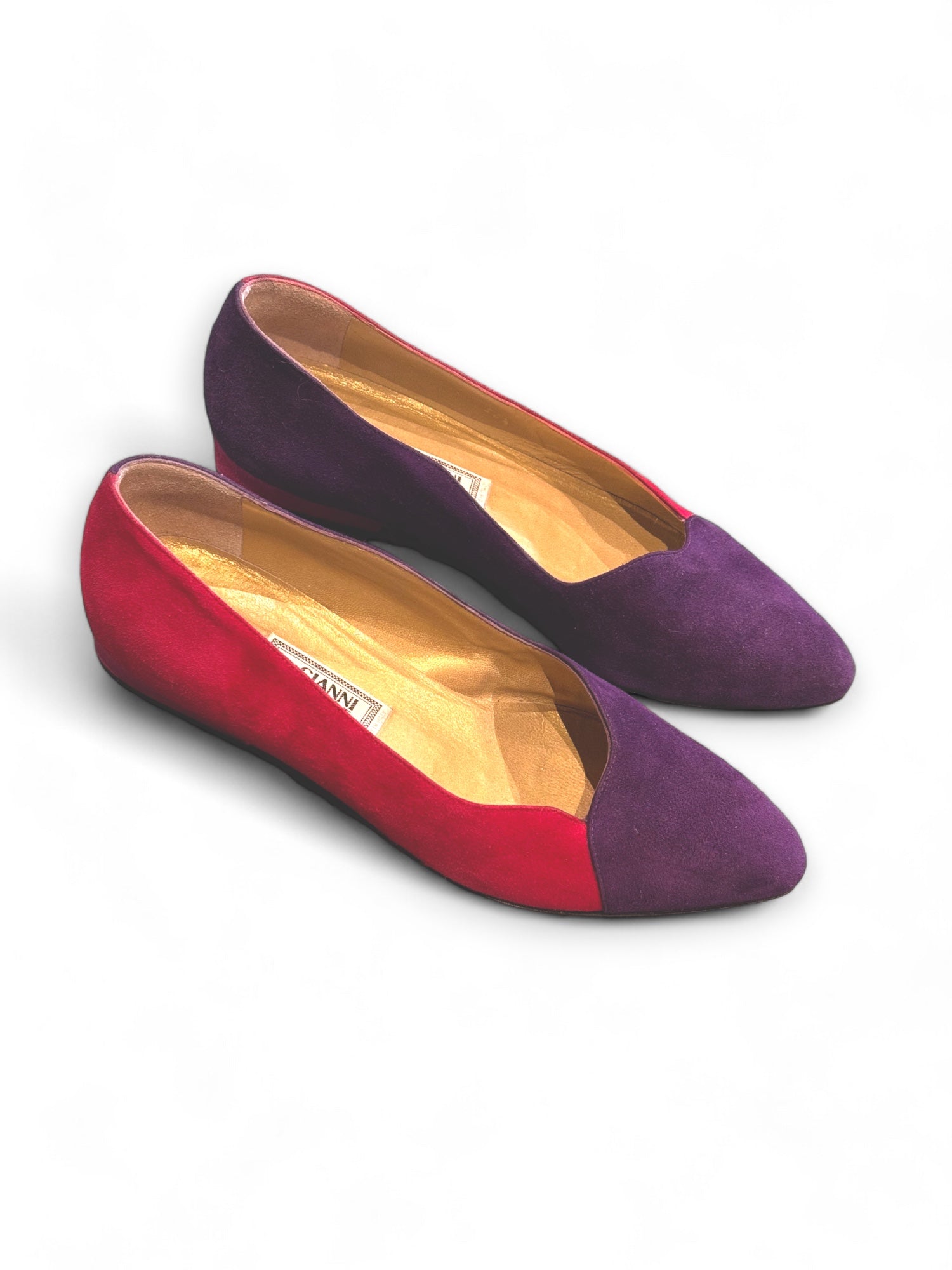 Vintage bi-color ballerines