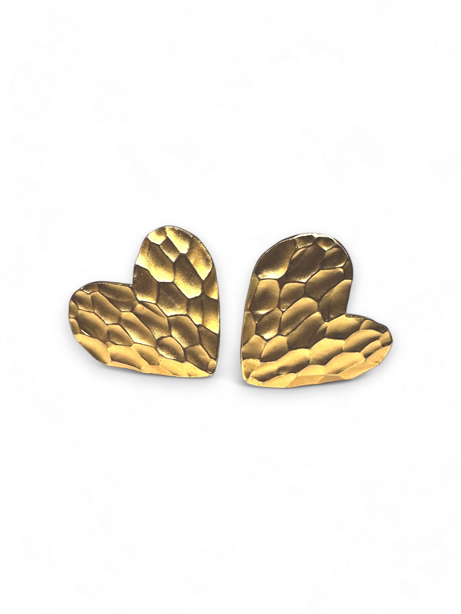 Harmed hearts clip earrings
