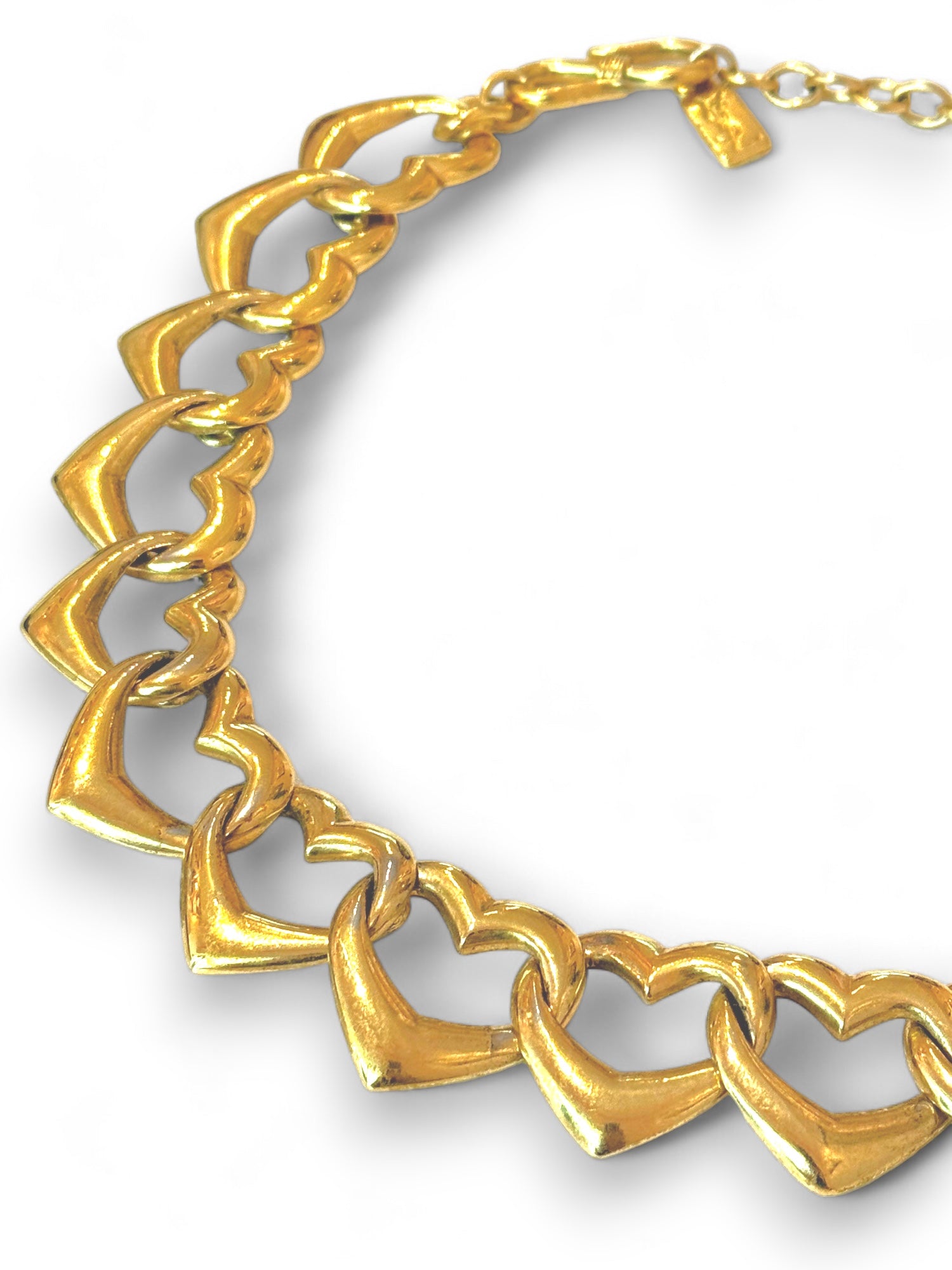 Rare heart choker necklace