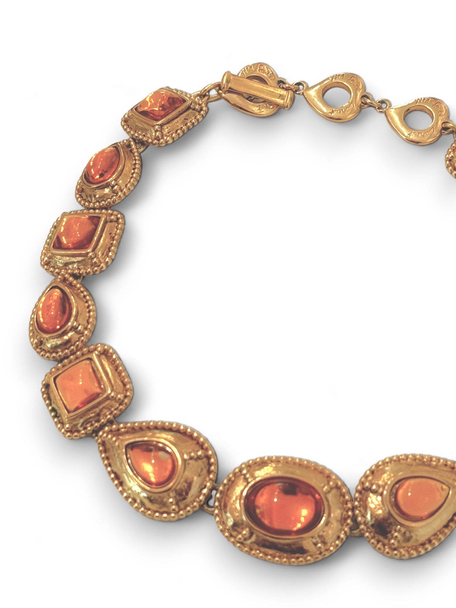 Rare strass embellished necklace