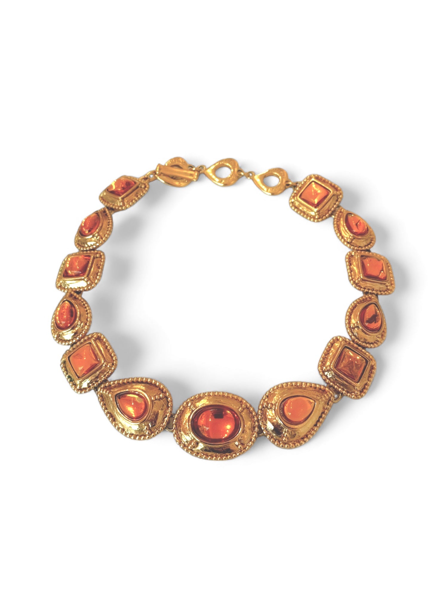 Rare strass embellished necklace
