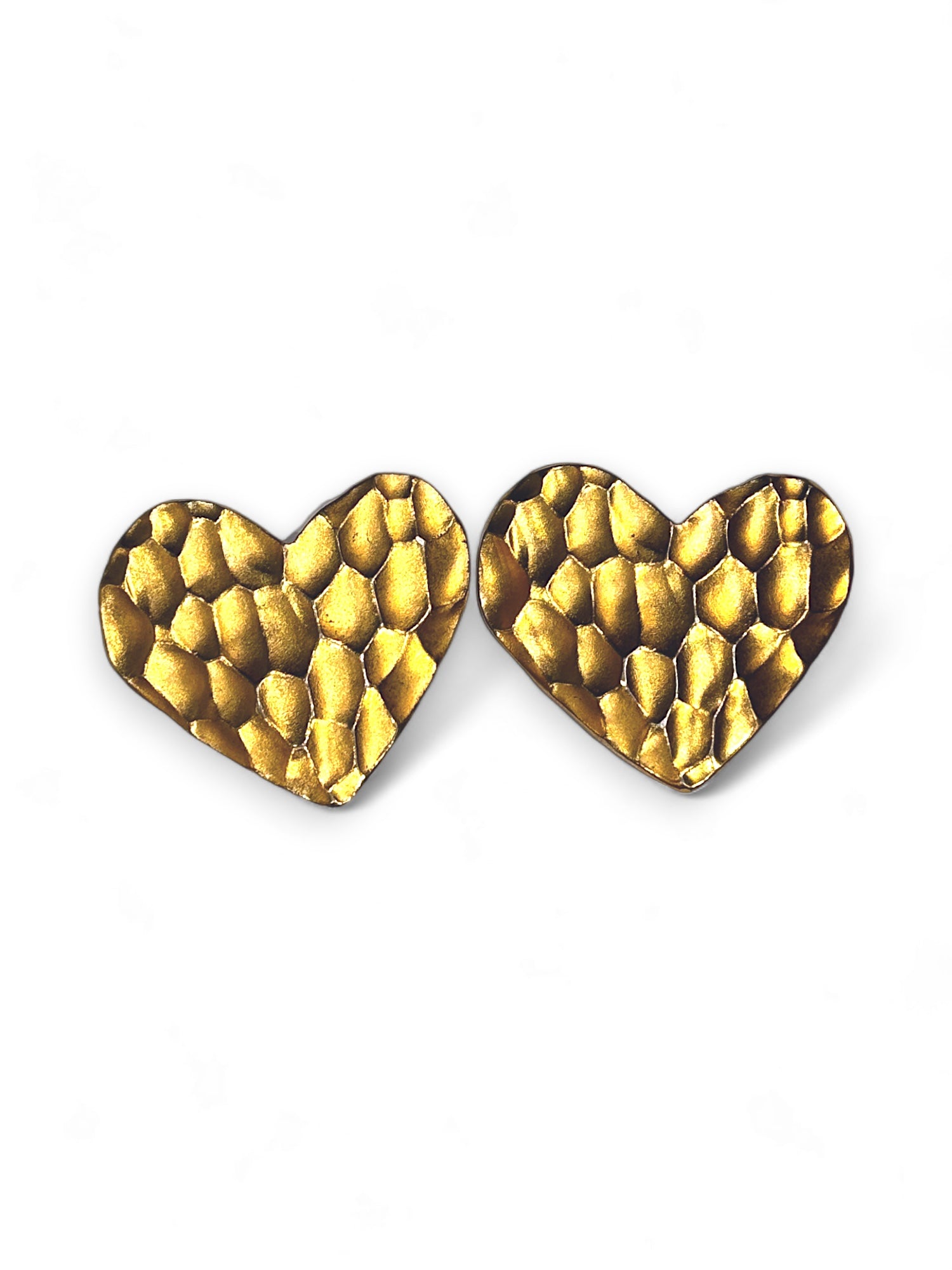 Harmed hearts clip earrings