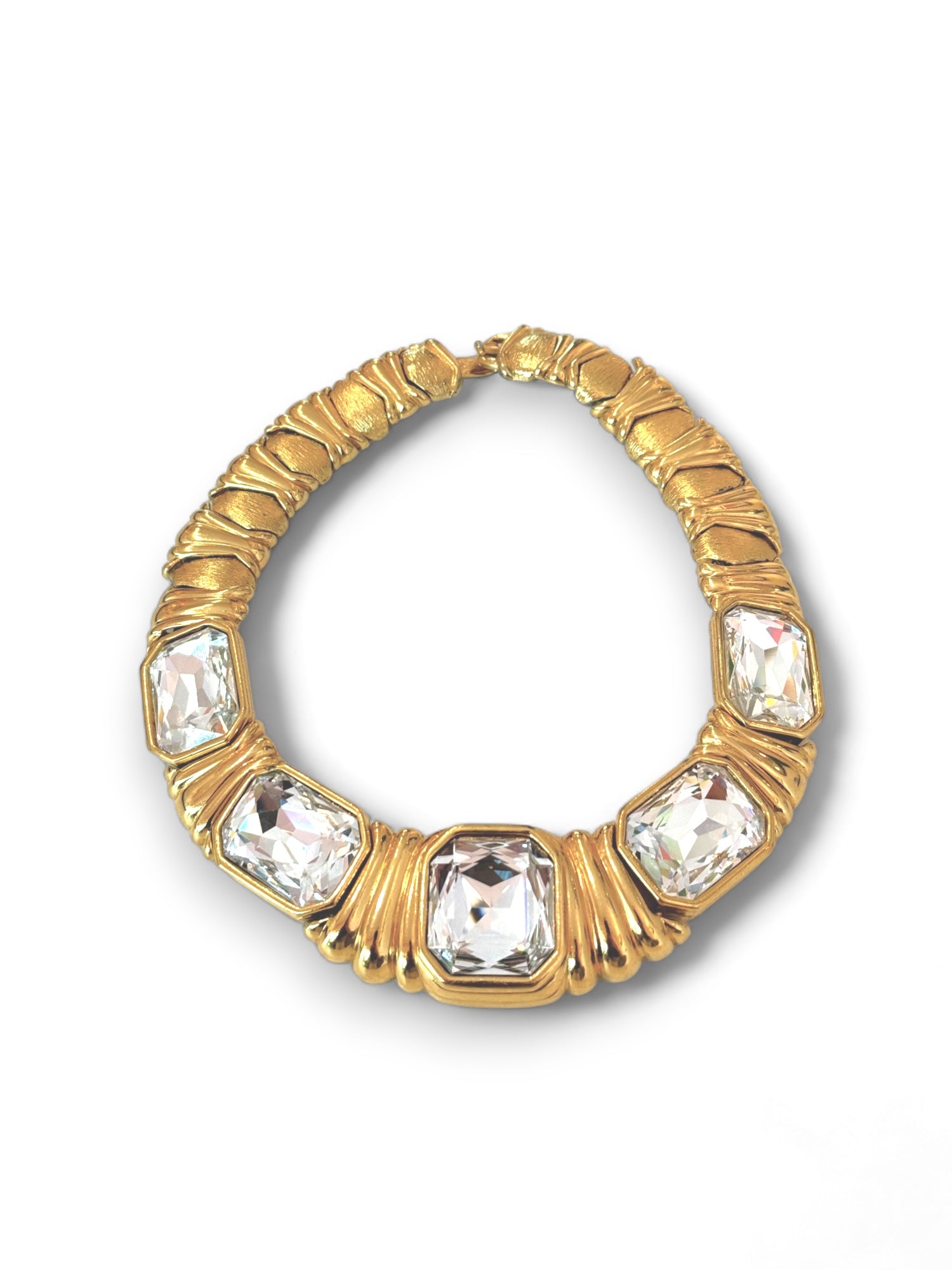 Iconic strass embellished chocker