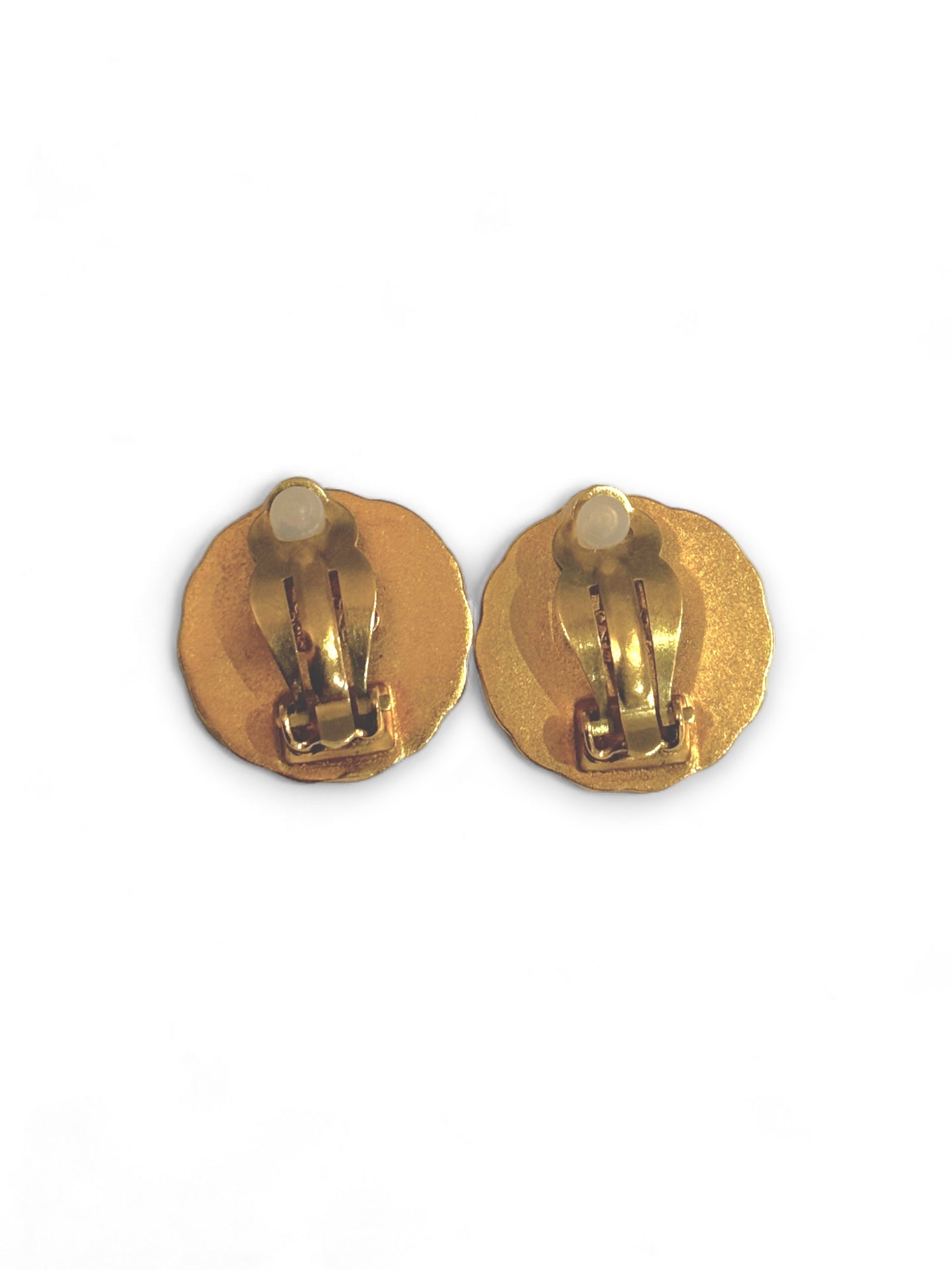 Vintage CC clip earrings