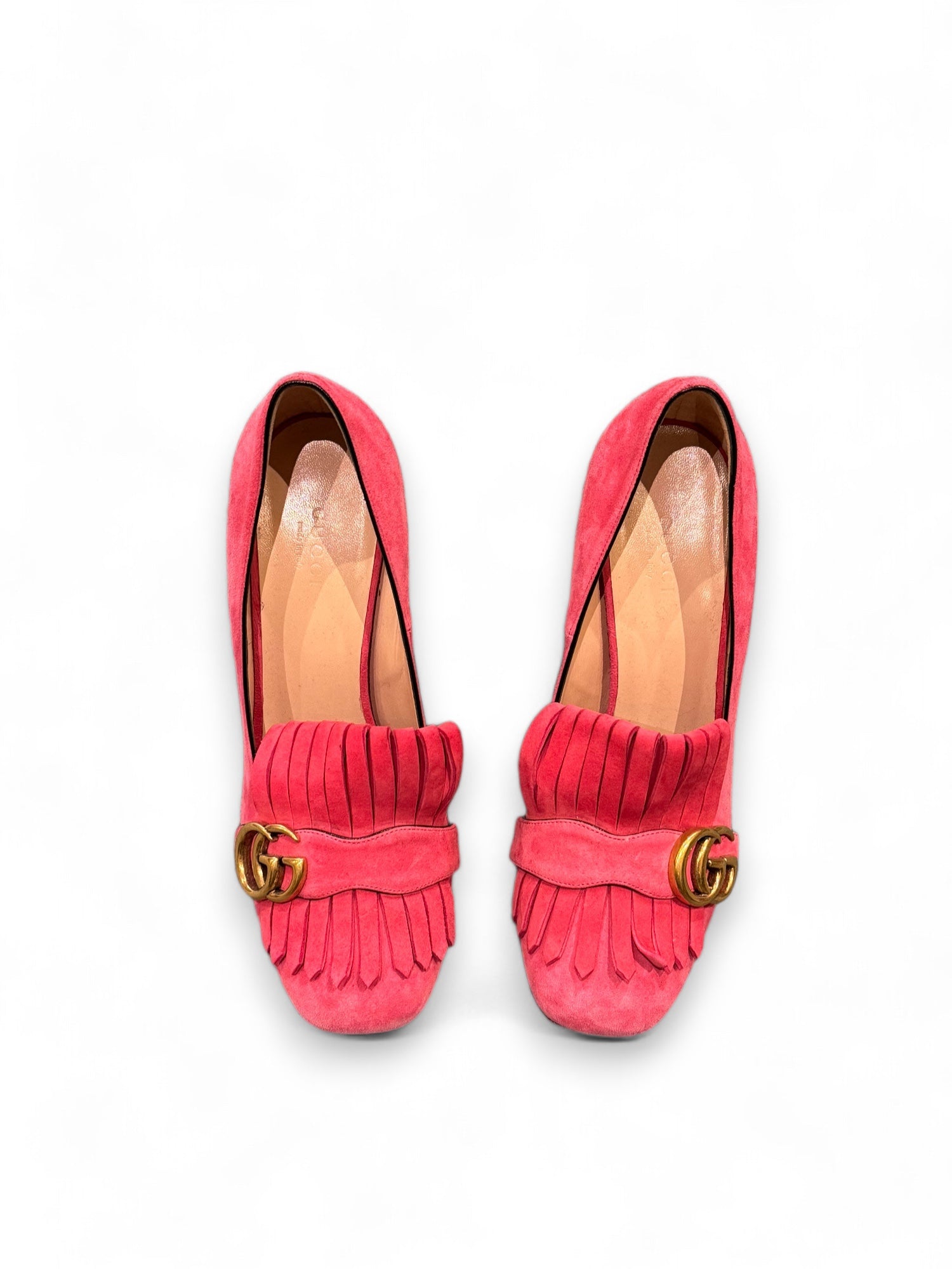 Marmont suede loafer pumps