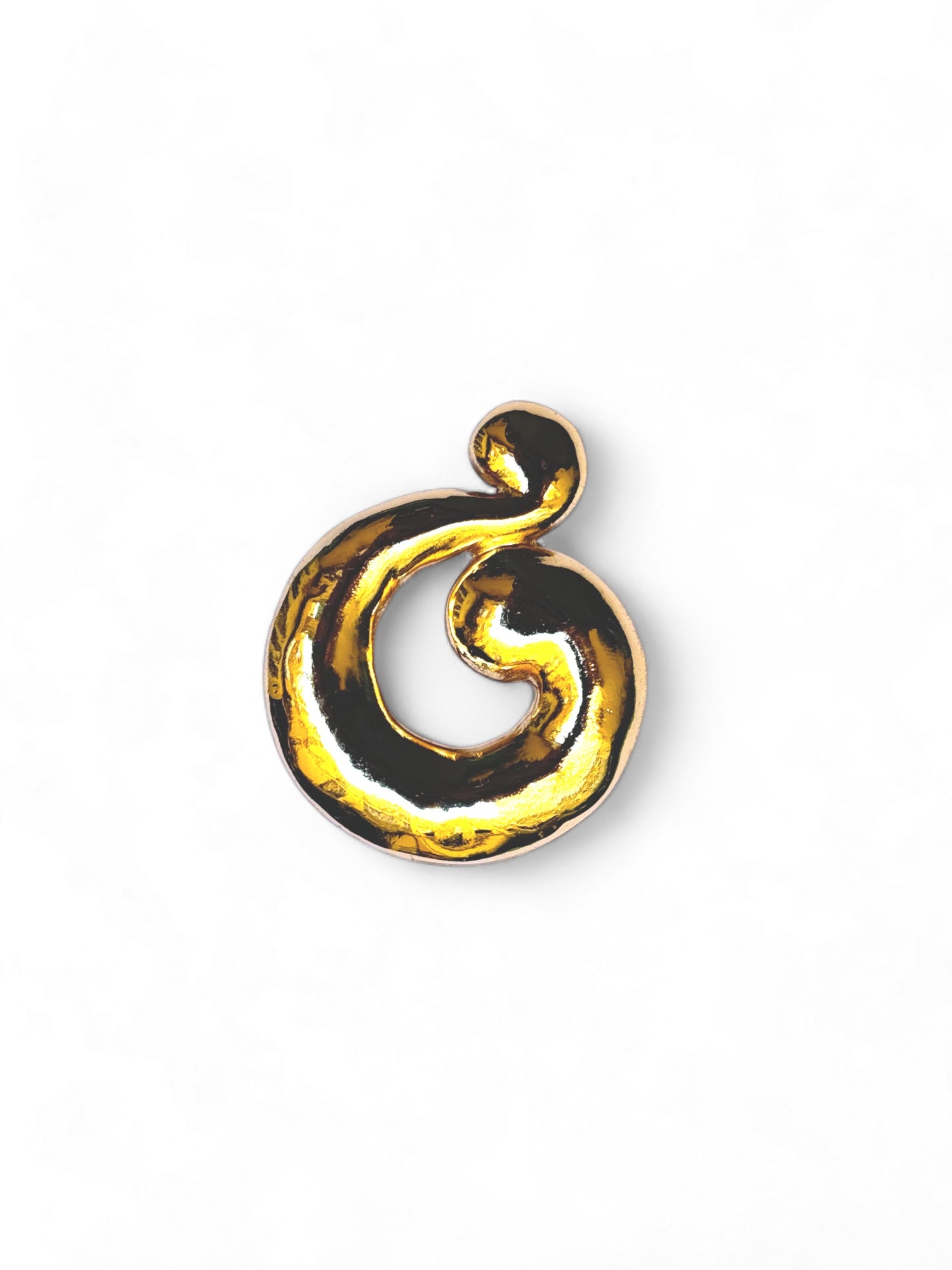 Vintage swirl brooch