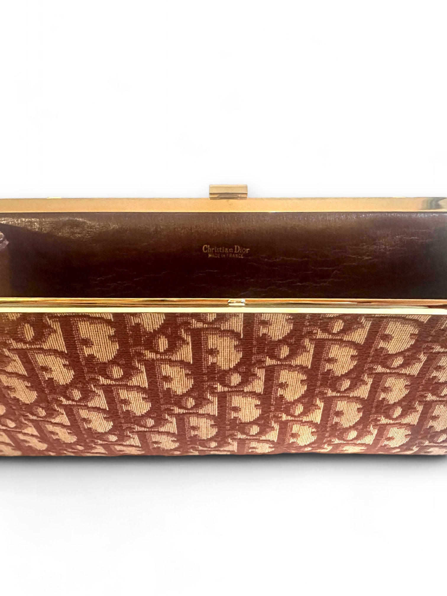 Vintage oblique clutch