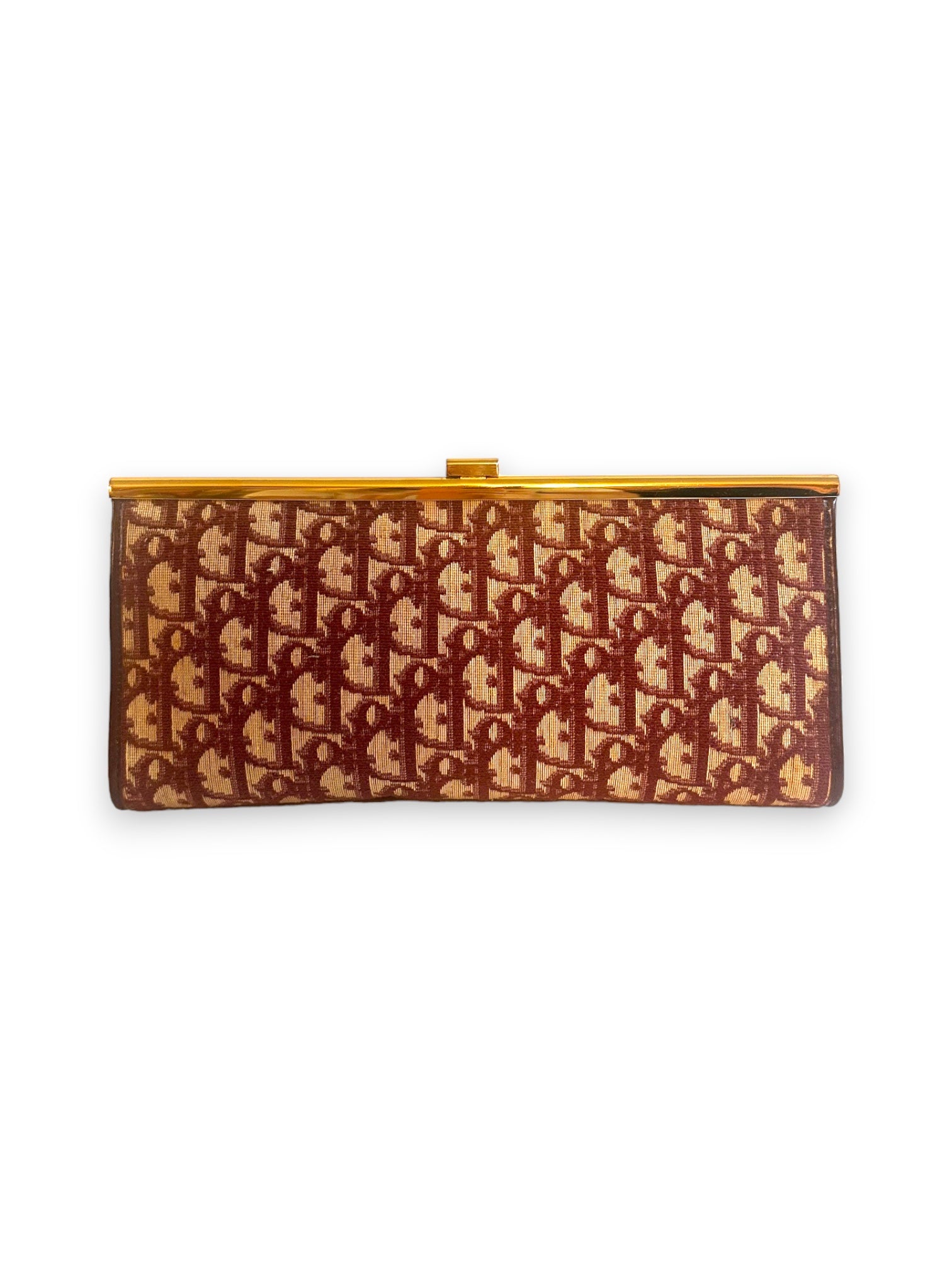 Vintage oblique clutch