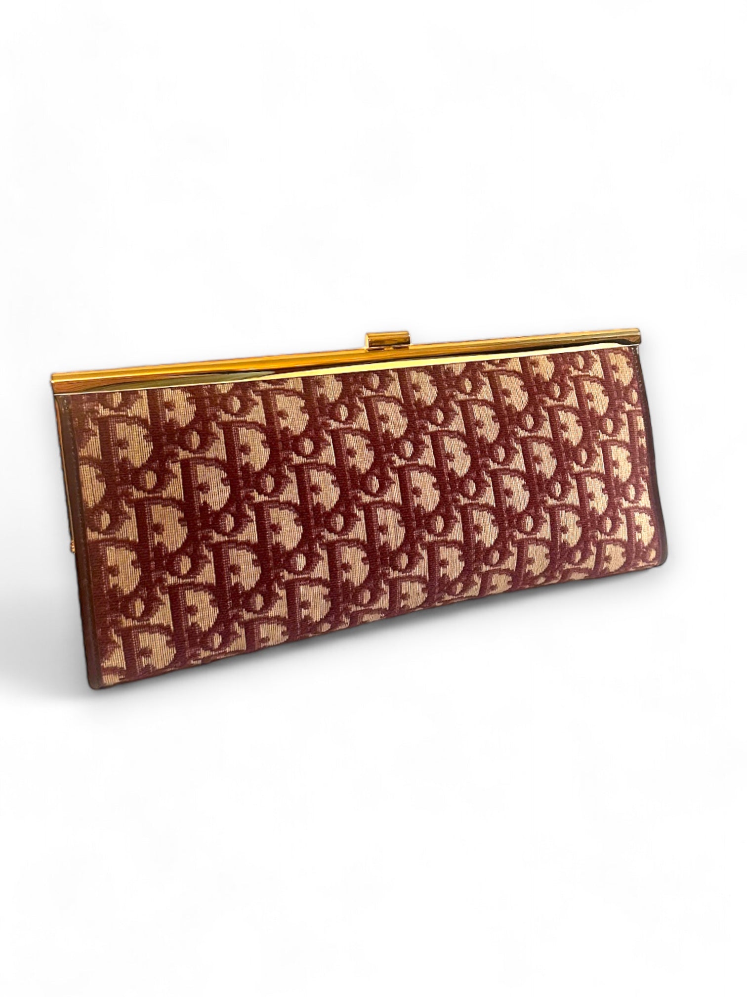 Vintage oblique clutch