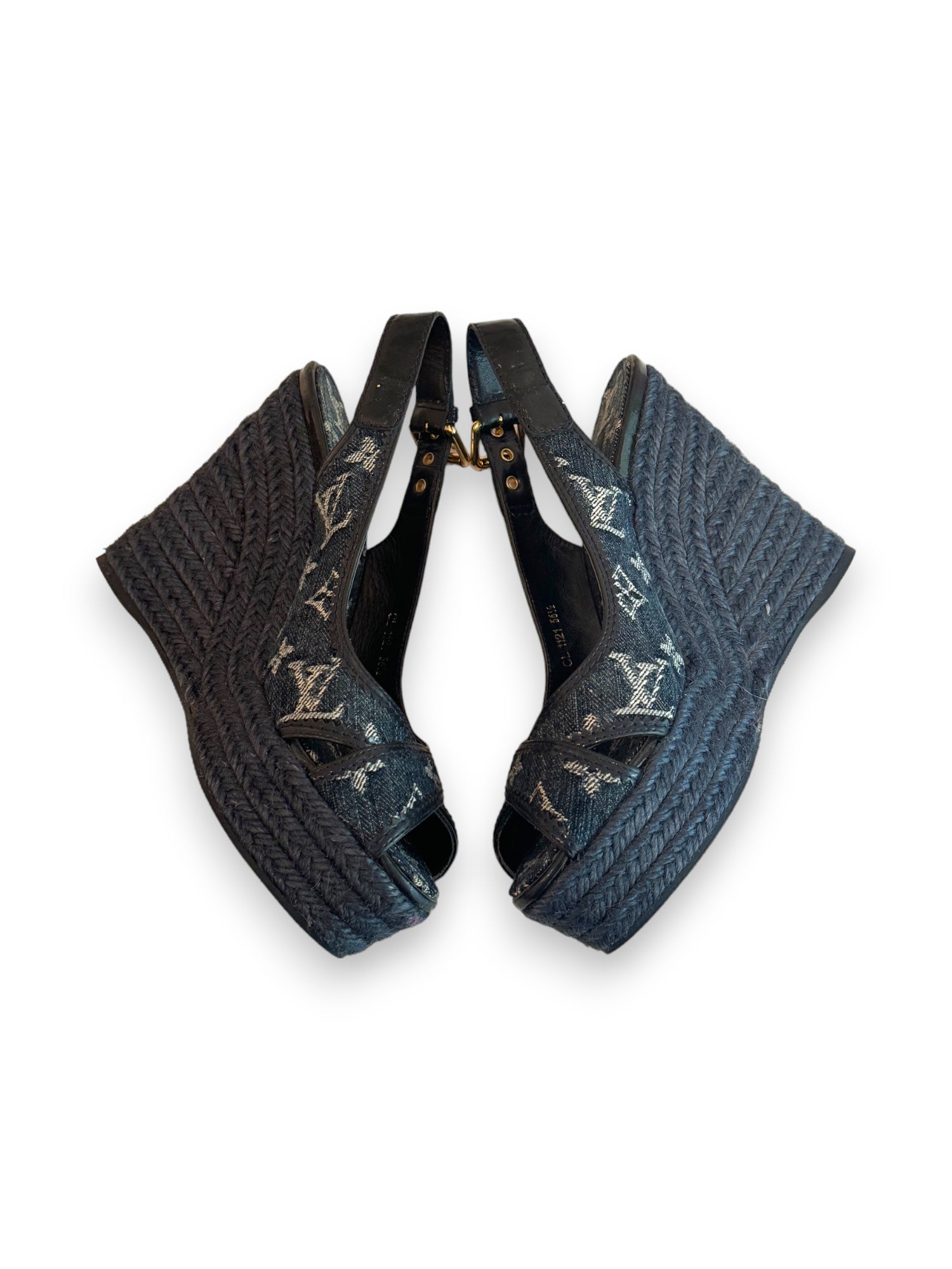 Denim wedge